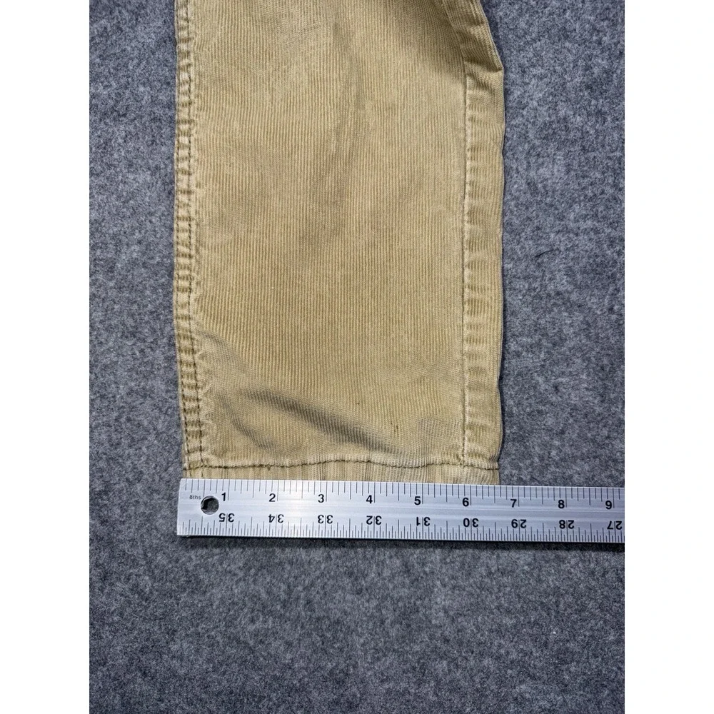 Levis 511 Corduroy Slim Fit Mens 32x32 Pants Khaki Tan 5 Pocket Casual Preppy